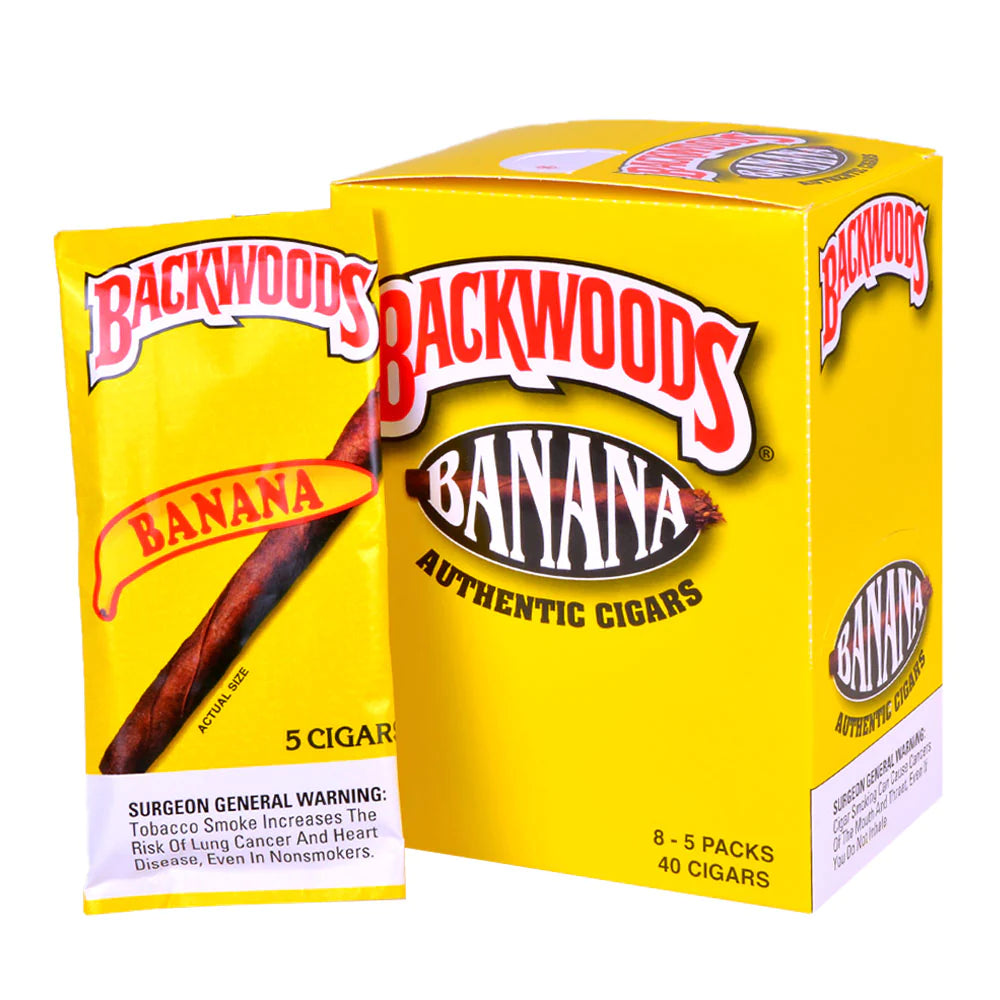 Backwoods Banana Cigars - 5 Pack